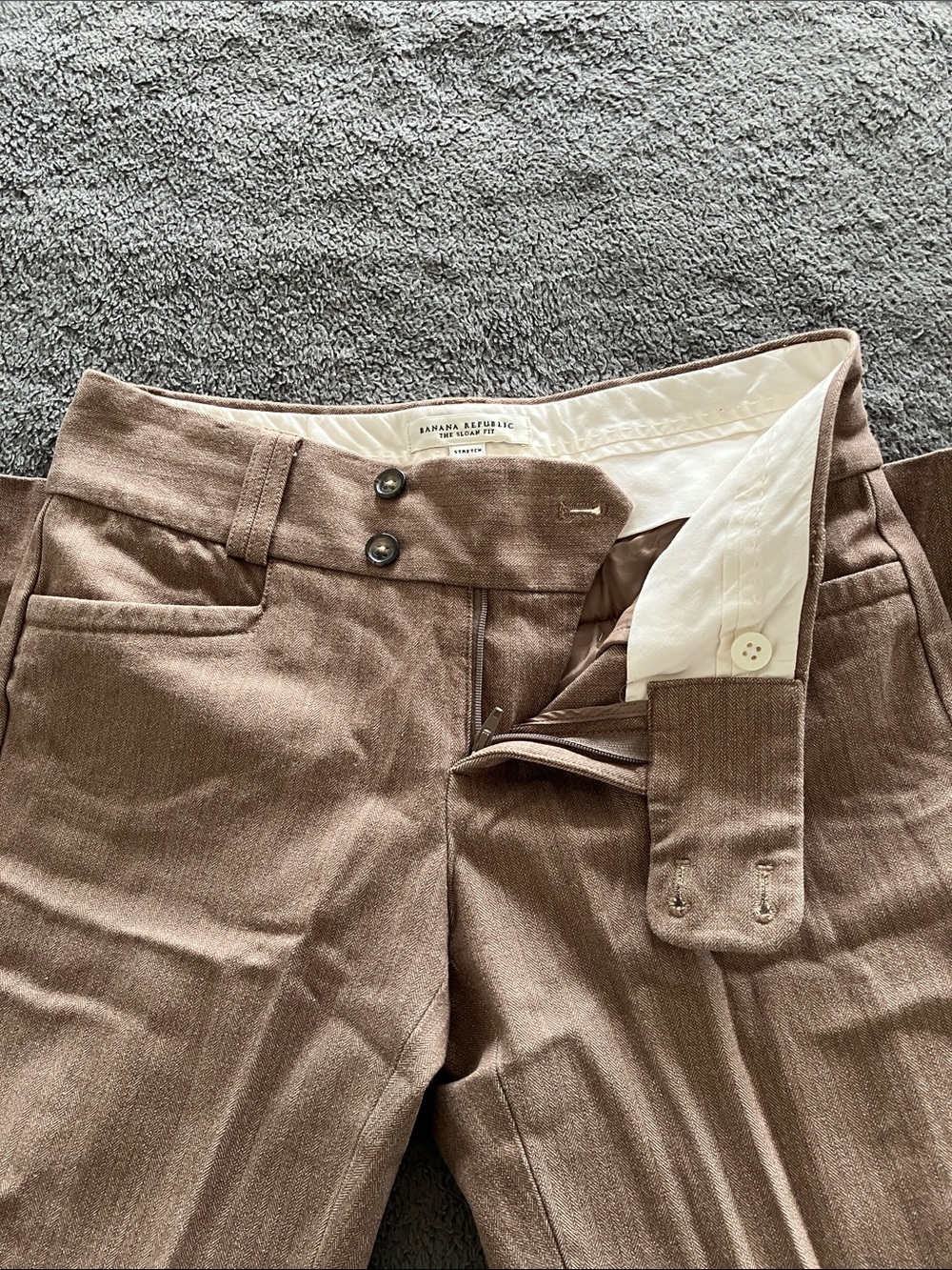 Banana Republic Sloan Fit Brown Dress Pants